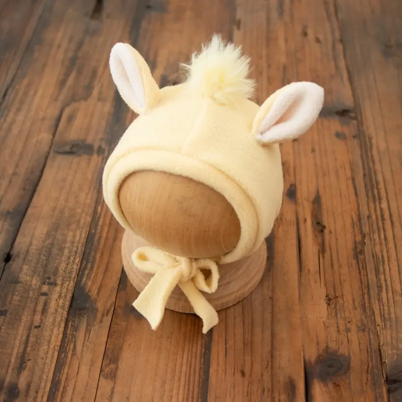 Yellow Horse Outfit Set with Tail Horse - Newborn Photography Props - Image 4